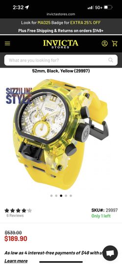 Invicta 29997 online