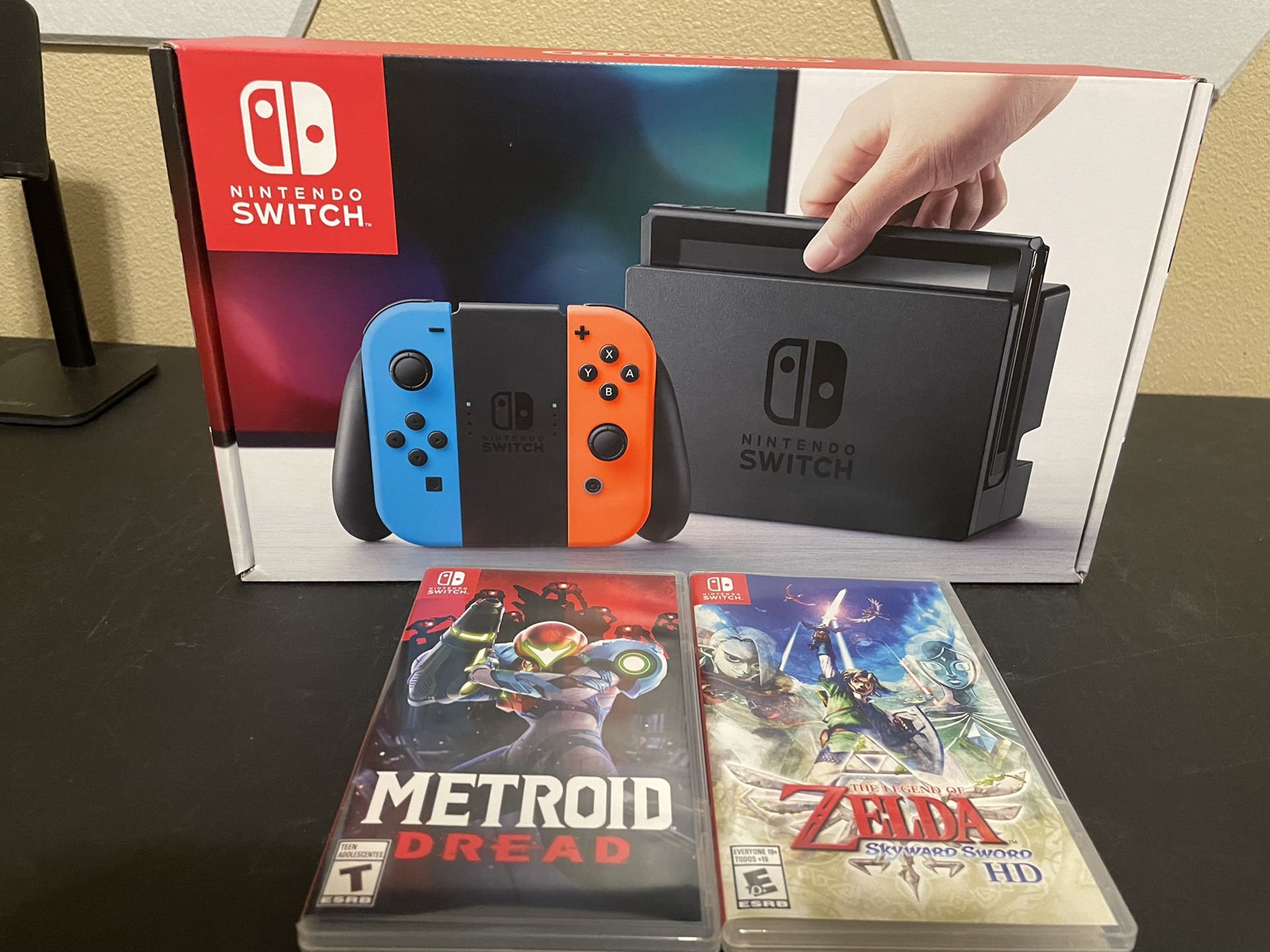 Nintendo Switch with 2 Games