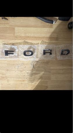 Hood Or Tailgate FORD Letters (Chrome) 70-72 Ford F100, 71 Ranchero, 71-74 Econoline