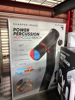 Sharper Image Hot + Cold Reach Power Percussion Massager