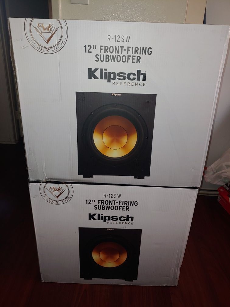 New klipsch R-12SW