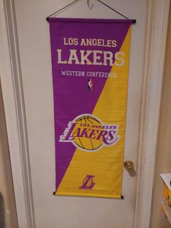Los Angeles Lakers 2018 Western Flag Pennant