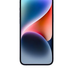 Unlocked Blue iPhone 14 Plus 128 Gig 