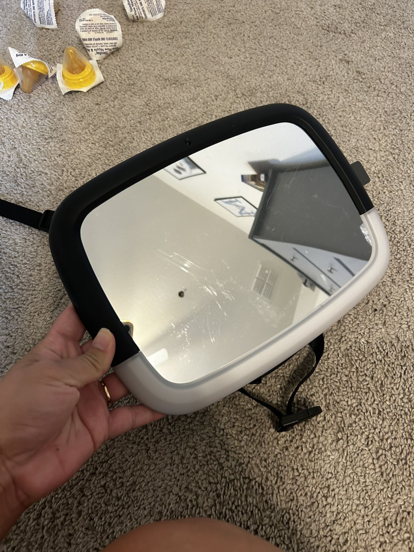 Car Baby Mirror With Light