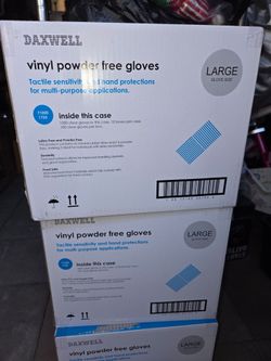Case of 10 boxes Vinyl Gloves $8 Brand new (Price Is Firm)