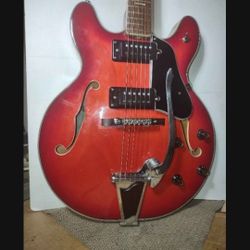 Vintage Semi-hollowbody Epiphone MiJ. Gibson Guitar EXC Pro Fret-level Setup Spa Perfect & Case