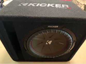 Kicker CompR VCWR122. 12 inch speaker mounted inside box $150 or best offer