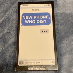 New Phone, Who Dis? Adult Card Game