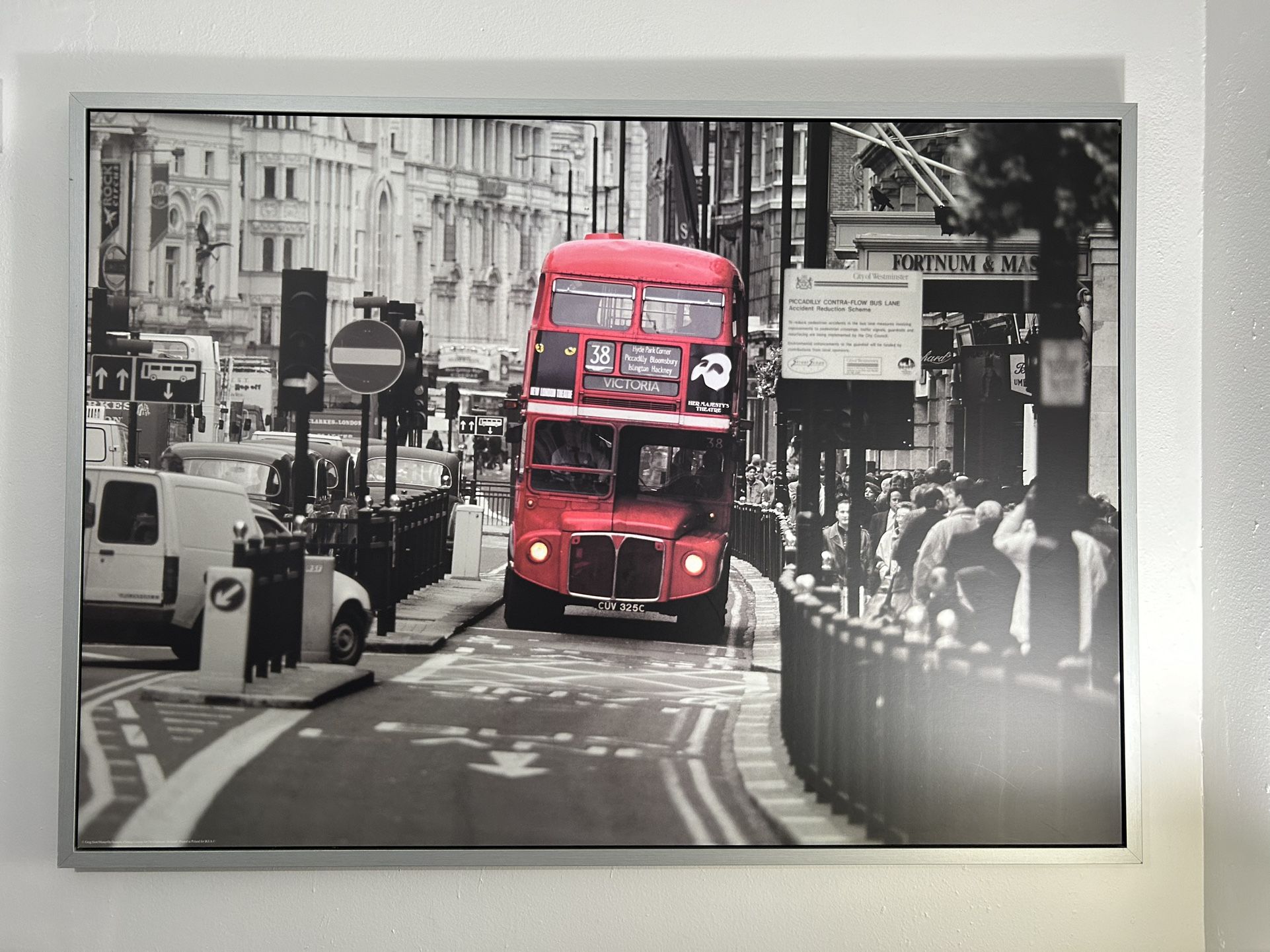 IKEA Vilshult London Bus 55" x 39" Room Decor