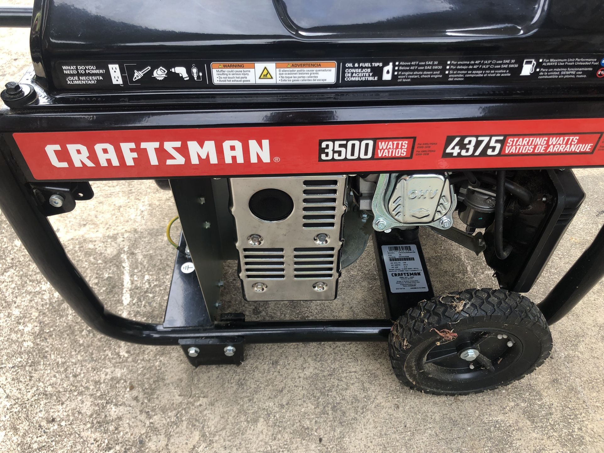 Craftsman Generator