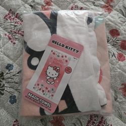 Sanrio Hello Kitty New, Unopened Beach Towel