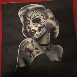 17" By 17" Marlyn Monroe Pillow Case 