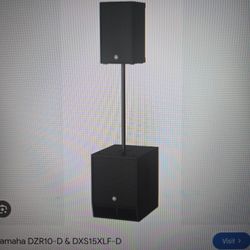 Yamaha PA speakers and subwoofer