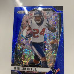 2024 Panini Prizm Football Derek Stingley Jr. Blue Sparkle 46/96 #119 JP