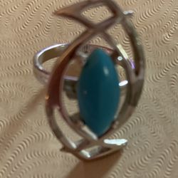 Sarah Coventry Blue Ring