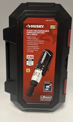 HUSKY 3/8" DRIVE RECHARGEABLE RATCHET 