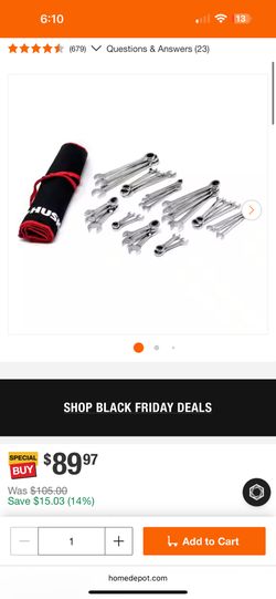 Husky Ratcheting Wrench Set