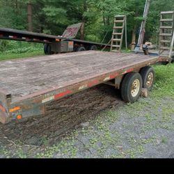 Trailer 10000 Gvw  Low Boy Trailer Utility Loader Skid Steer 