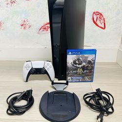 Sony PlayStation 5  - 825GB , Bonus 1 Game Chivalry II ( Used Very New  )