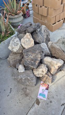 Random bolders garden rocks assorted