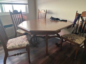 Antique kitchen table