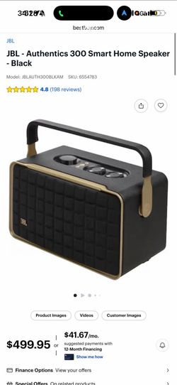 JBL - Authentics 300 Smart Home Speaker