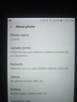 LGK30 phone brand new