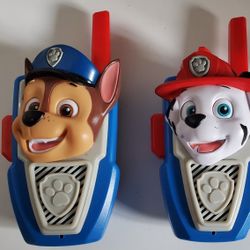 Paw Patrol Kid toy walkie Talkie Tested and works Great
