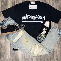 Maison Margiela Shirt And Amiri Jeans Brand New With Box And Dust Cover 