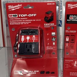 Milwaukee M18 TOP-OFF 175watt Power Supply. Tool Only. Model #2846-20