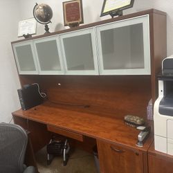 Office Credenza And Chairs 
