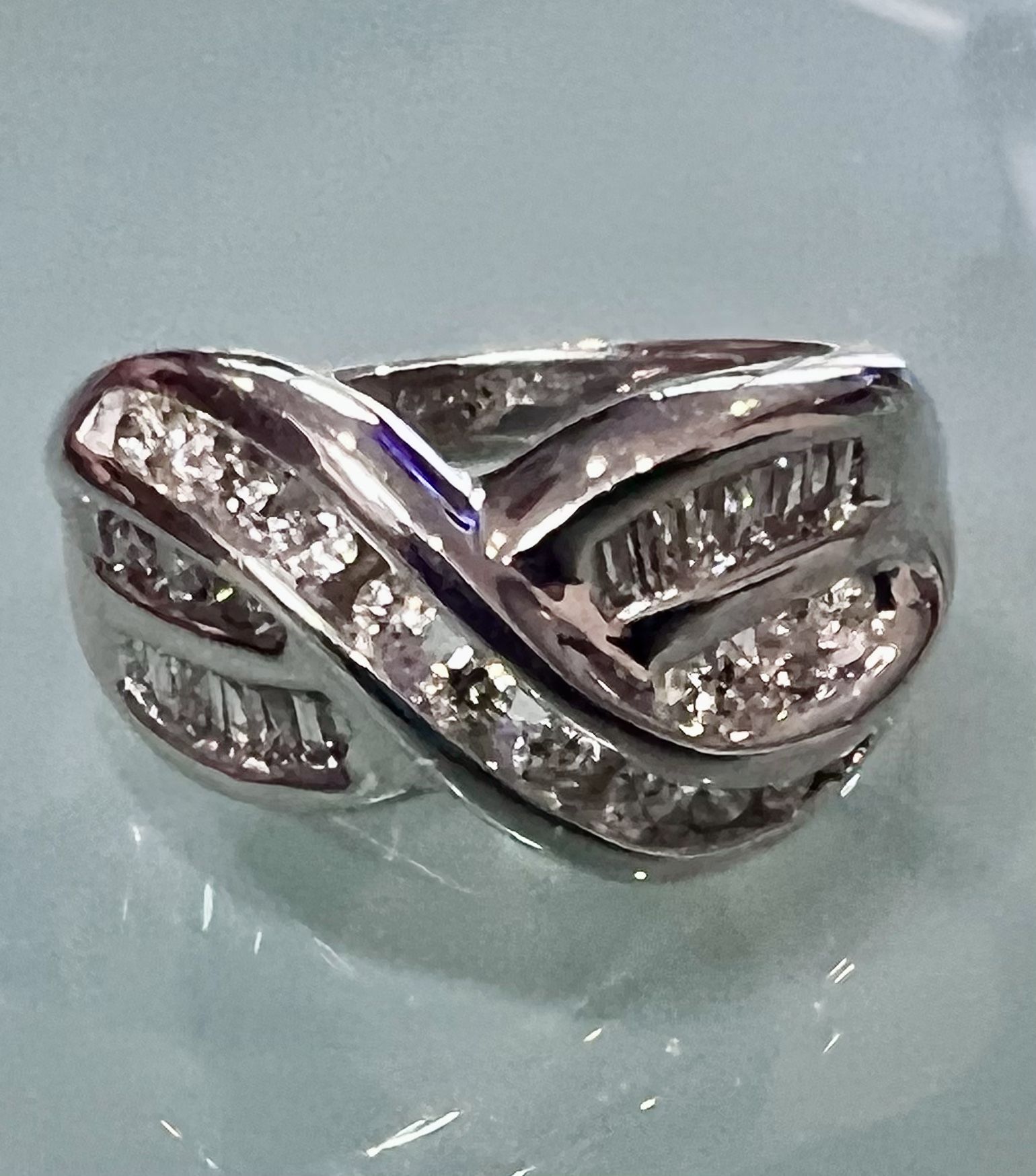 ๐โจ Give the Gift of Love โจ๐ ๐น 14K White Gold Diamond Ring | 1.50ct Sparkle | Size 6ยพ | 9.6g