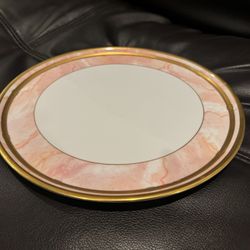 CHRISTIAN DIOR GAUDRON MARBRE ROSE CHINA PLATE