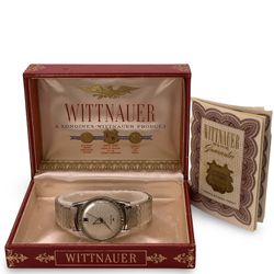 Wittnauer By Longines Mechanical Wind Up Watch W Case And Papers 
