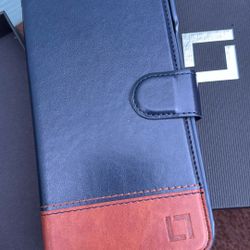 iPhone 14 Max Desert Sky Leather Wallet Case 