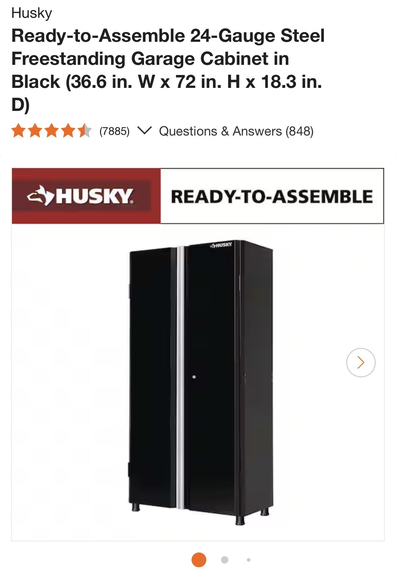 Husky Standing Cabinet (New In box)