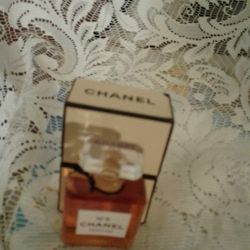 Chanel N. 5 Perfume 7.5 Ml Splash Made In France Woman Vintage $ 75