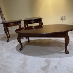 Coffee Table, 2 Corner Tables