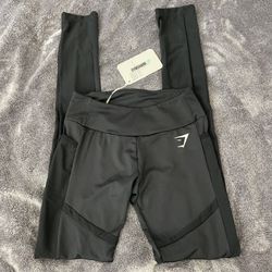 Brand New GymShark Black Leggings, Size XS