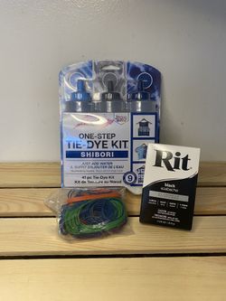 Tye Dye Kit Rubber Bands Fabric Dye