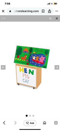 Big Book Stand and Storage