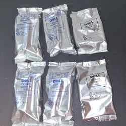 Brand New 6 Peaces Dell Ink Color And Black 