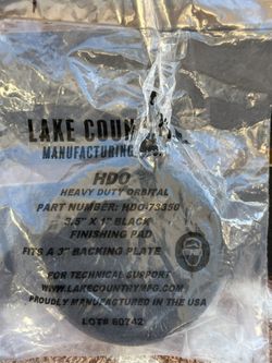 Lake Country 3.5” Heavy Duty Finishing Pad 