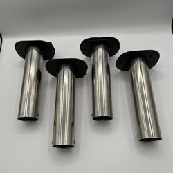 4 Pieces Fishing Rod Holder, Stainless Steel