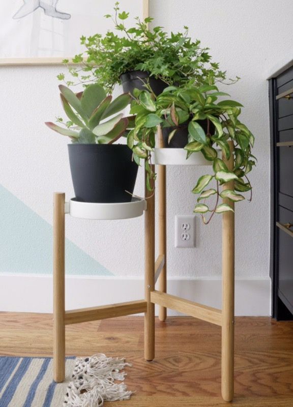 Plant Stand 3 Tier Bamboo Ikea Like New For In Seattle Wa Offerup