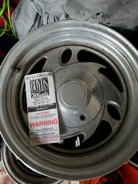 Vintage Boyd Coddington, Boyds Billet wheels, tri-spoke
