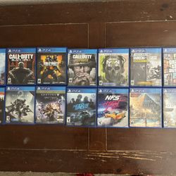 PS4 Games Selling Different Games 