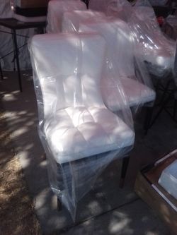 White Leather Chair
