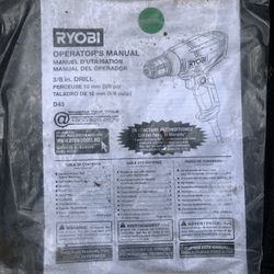 Ryobi  Drill