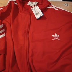 New Adidas Track Top Jacket 2xl